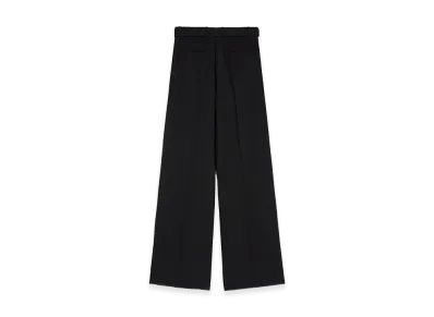 Jil Sander Wool Gabardine Straight Pants "Black"