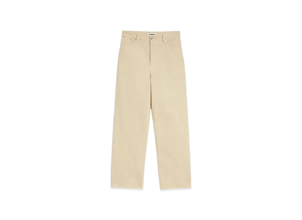 Jil Sander Loose Denim Trousers "Oat"