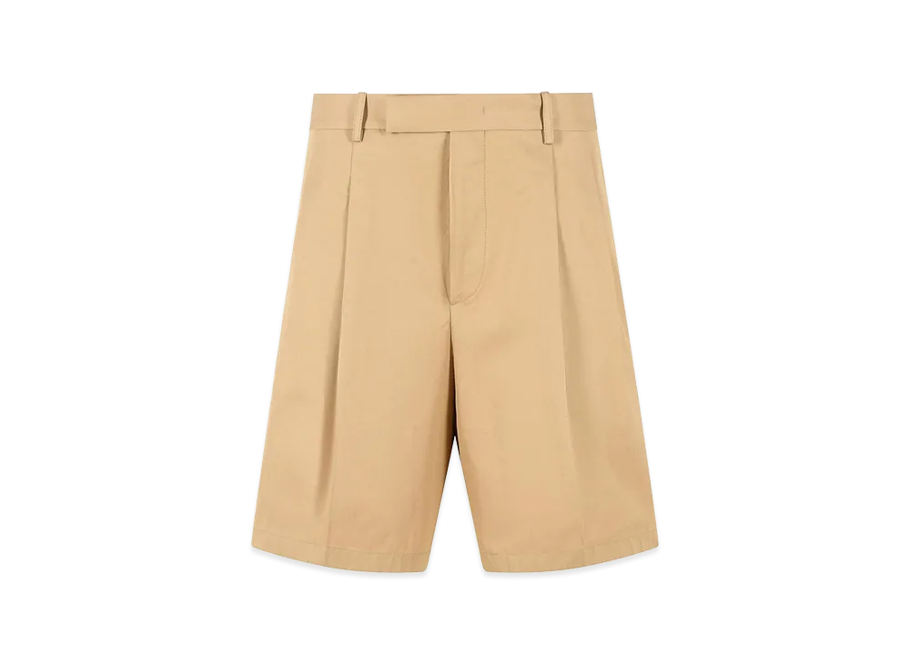 Jil Sander Cotton Bermuda Shorts "Beige"