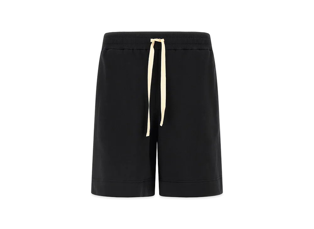 Jil Sander Embroidered Logo Bermuda Shorts "Black"