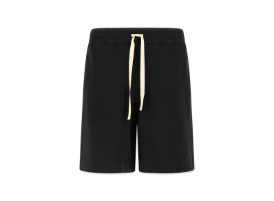 Jil Sander Embroidered Logo Bermuda Shorts "Black"