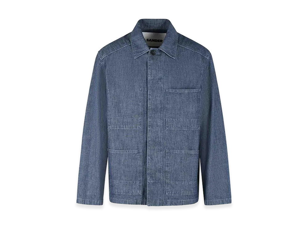 Jil Sander Cotton Jacket "Blue"