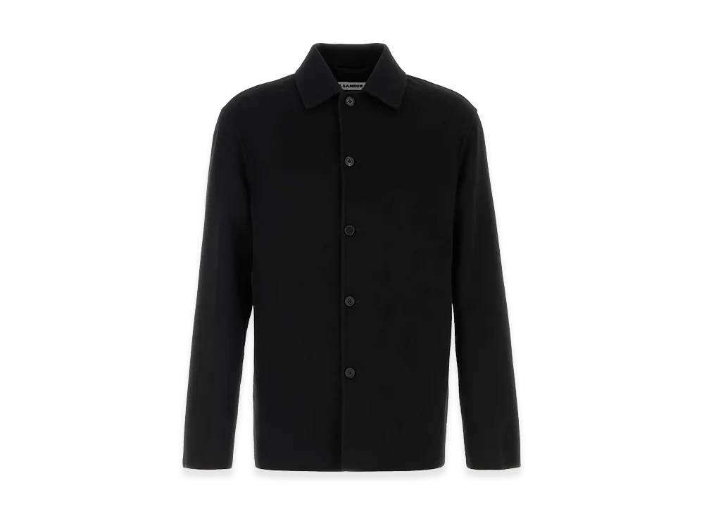 Jil Sander Wool Blend Shirt "Black"