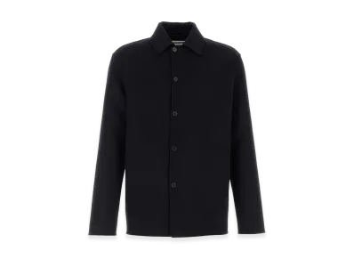 Jil Sander Wool Blend Shirt "Midnight Blue"