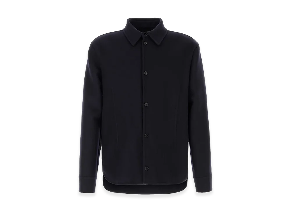 Jil Sander Wool Shirt "Midnight Blue"