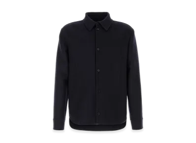 Jil Sander Wool Shirt "Midnight Blue"