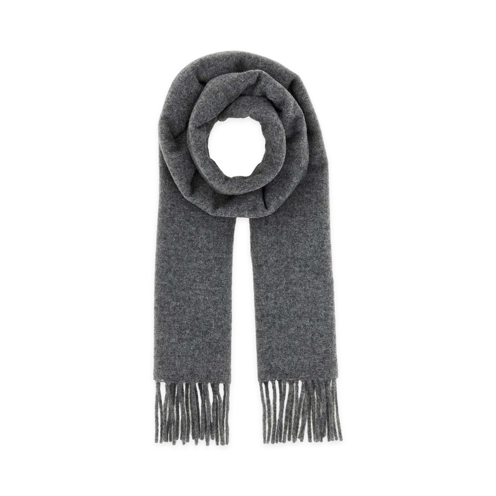 Jil Sander Wool Scarf "Dark Grey"