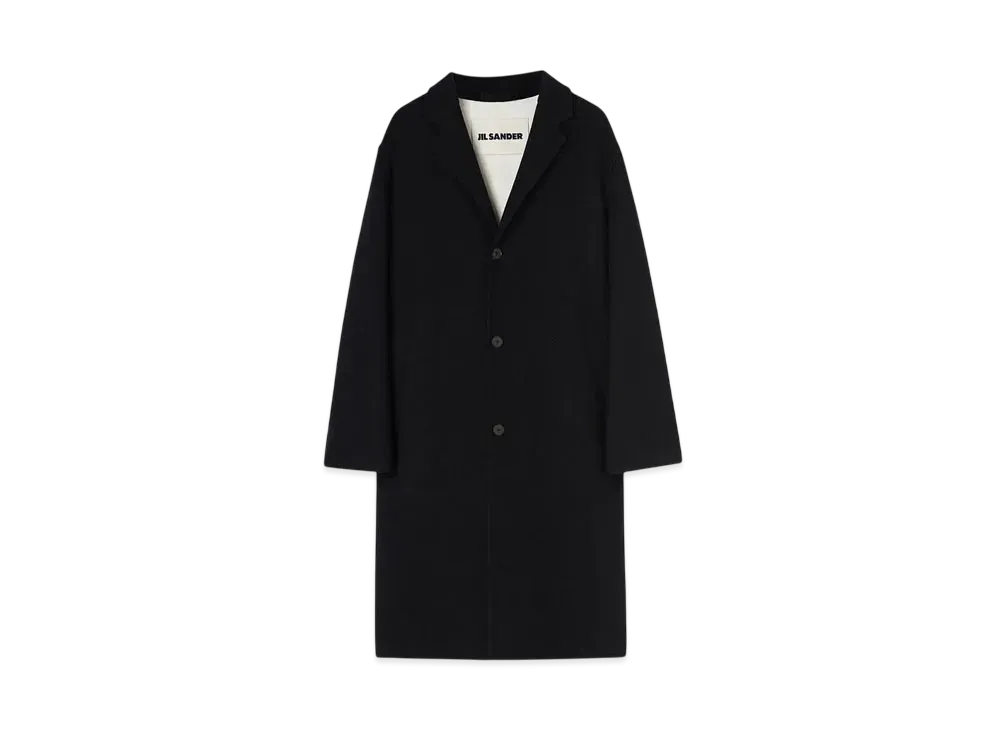 Jil Sander Men's Wool Coat "Black"