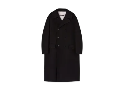 Jil Sander Men's Wool Coat "Black"