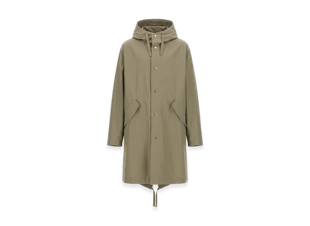 Jil Sander Parka With Logo "Green"