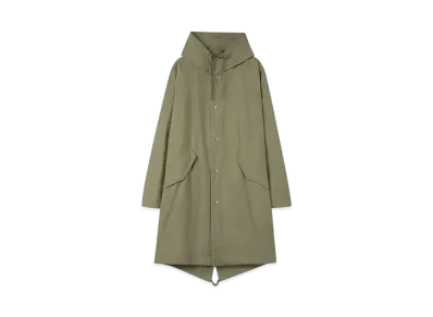Jil Sander Men's Logo Parka "Slate Green"