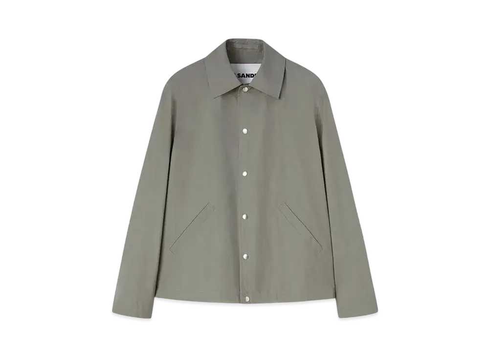 Jil Sander Men's Logo Jacket "Slate Green"