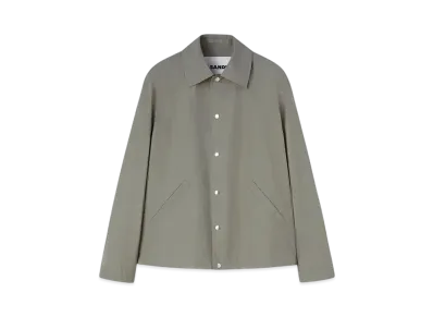 Jil Sander Men's Logo Jacket "Slate Green"