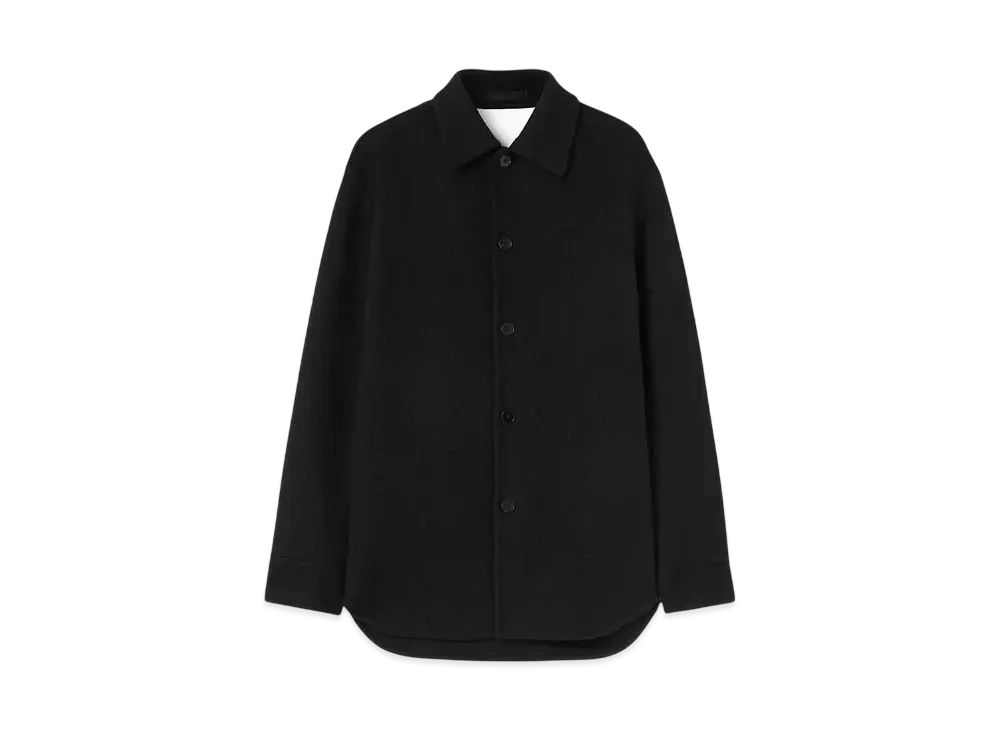 Jil Sander Men's Wool Overshirt "Black"