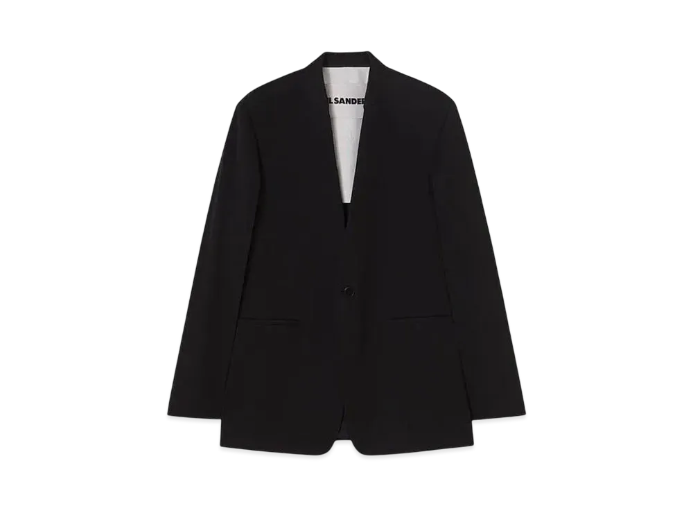 Jil Sander Men's Wool Tailored Jacket "Black"