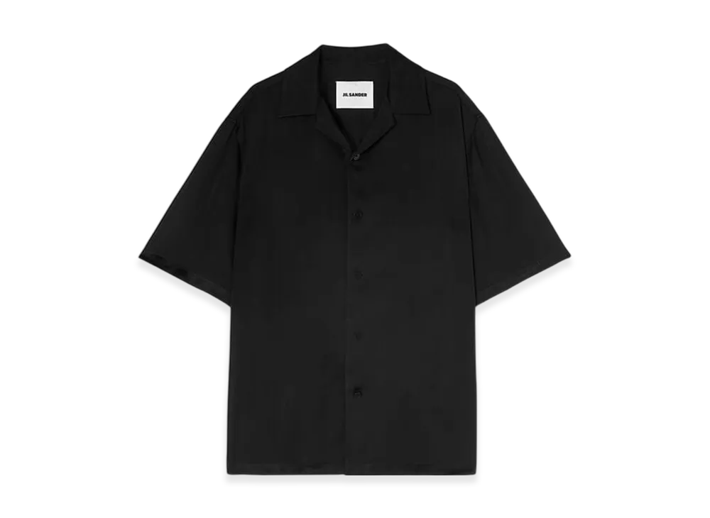 Jil Sander Fluid Viscose Shirt "Black"