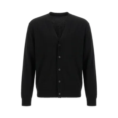 Jil Sander Merino Wool Cardigan "Black"