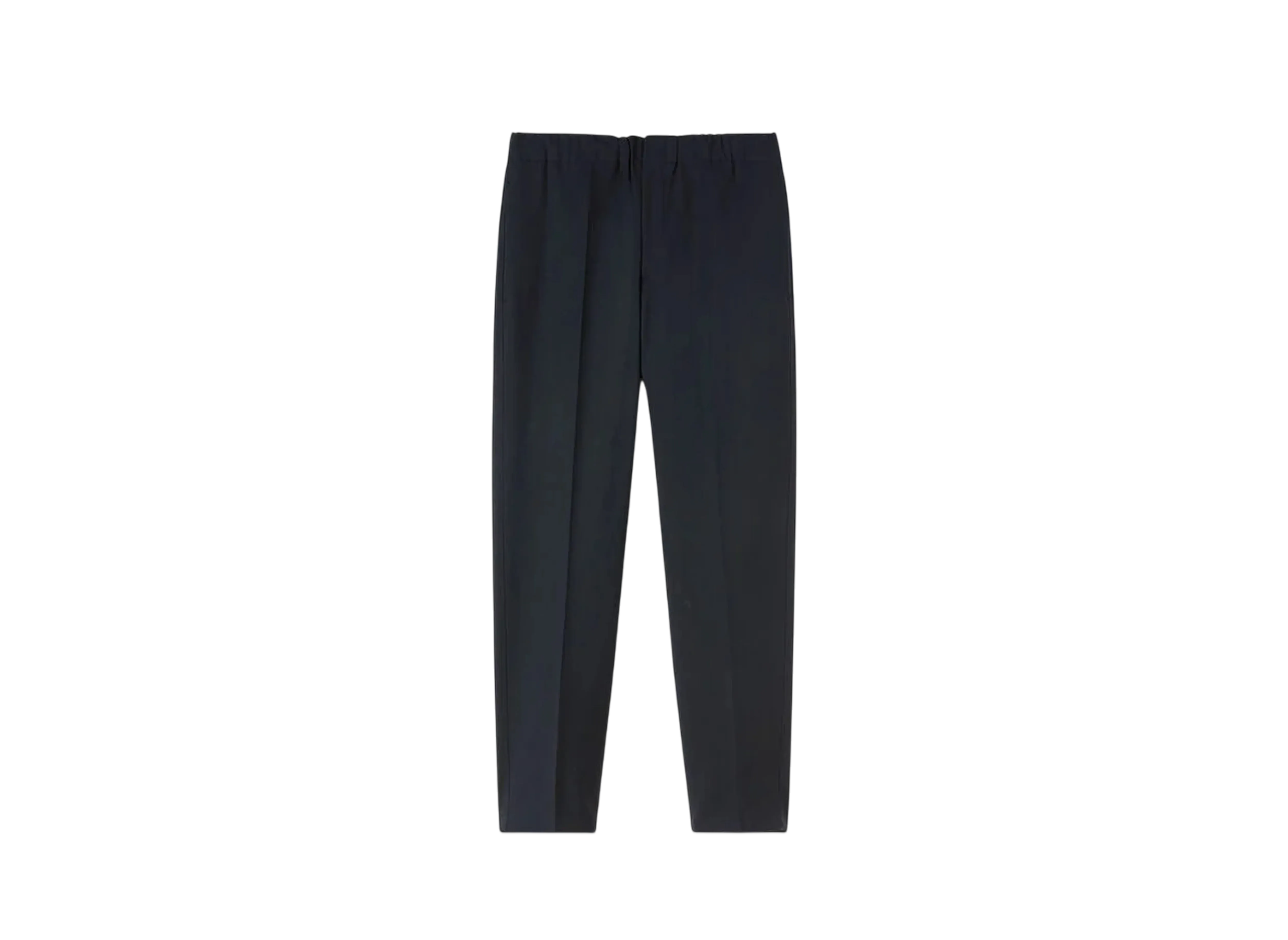 Jil Sander Men's Lightweight Wool Gabardine Tapered Trousers "Navy"