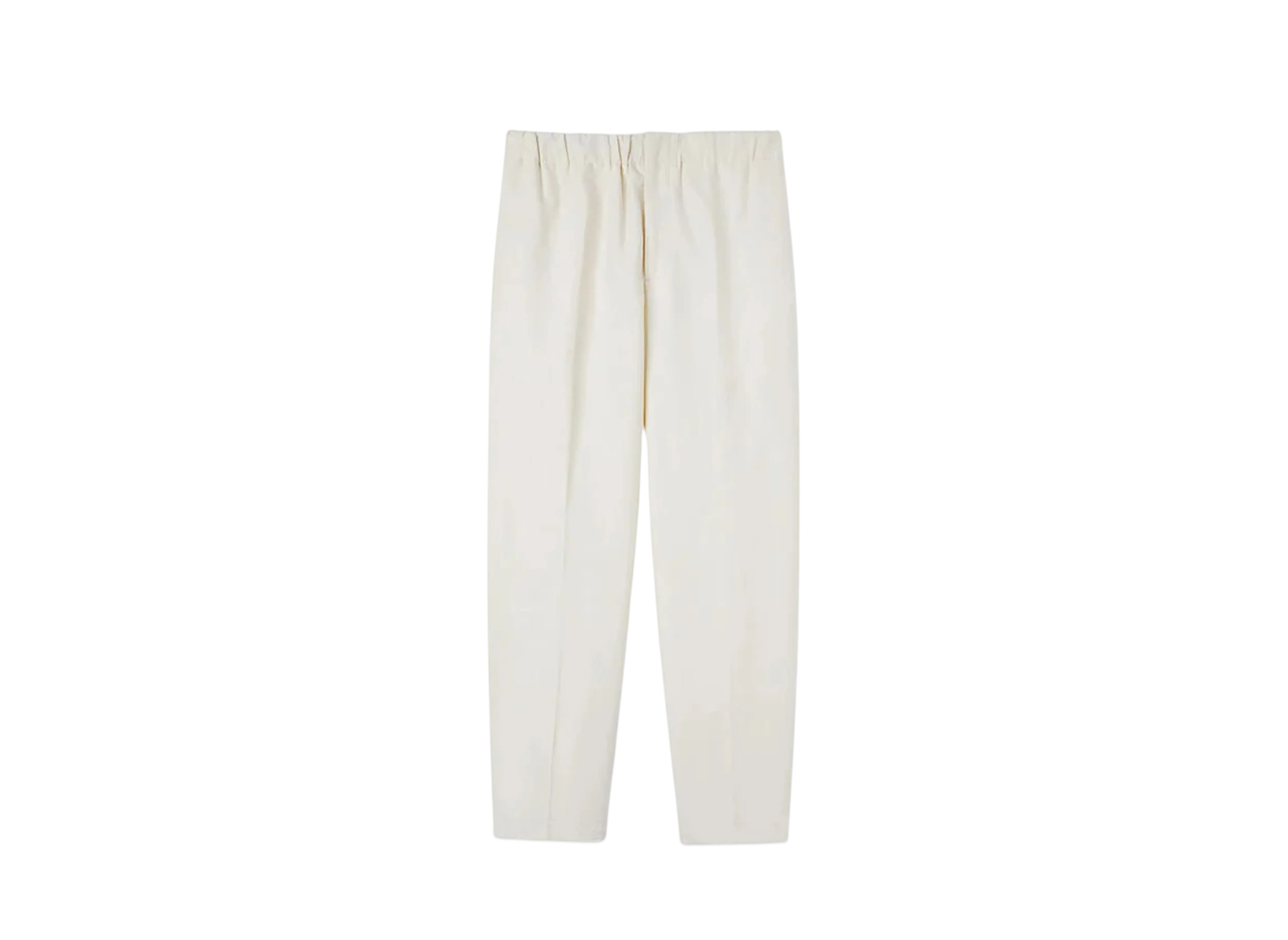Jil Sander Men's Lightweight Cotton Tapered Trousers "Cornsilk"