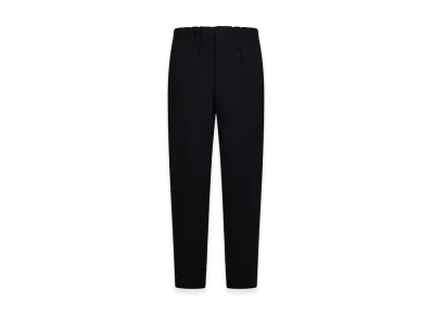 Jil Sander Polyester Serge Tapered Trousers "Black"