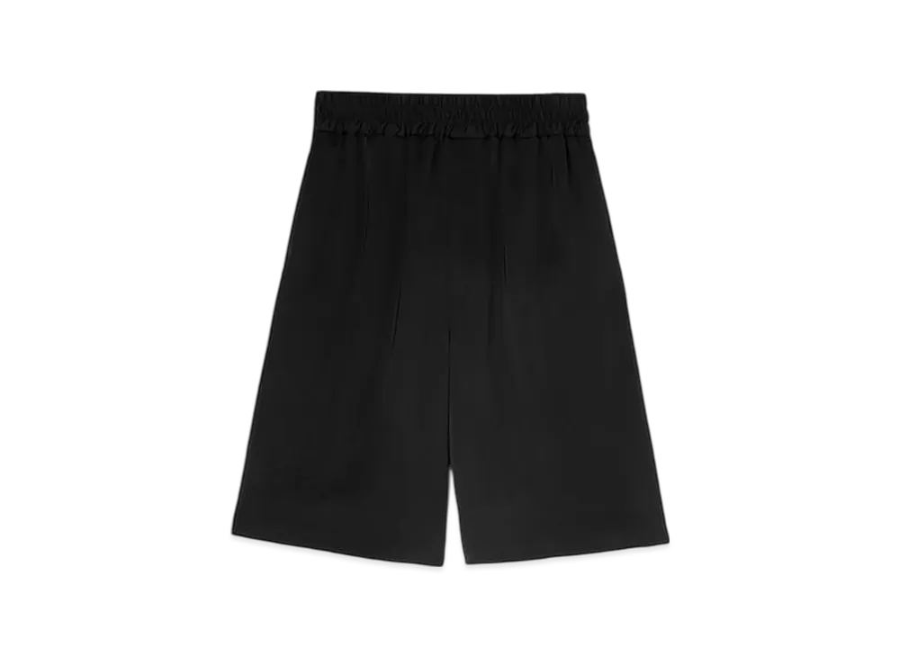 Jil Sander Fluid Viscose Shorts "Black"