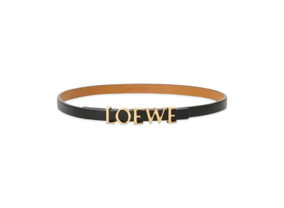 LOEWE Double Wrap Bracelet "Black/Gold"
