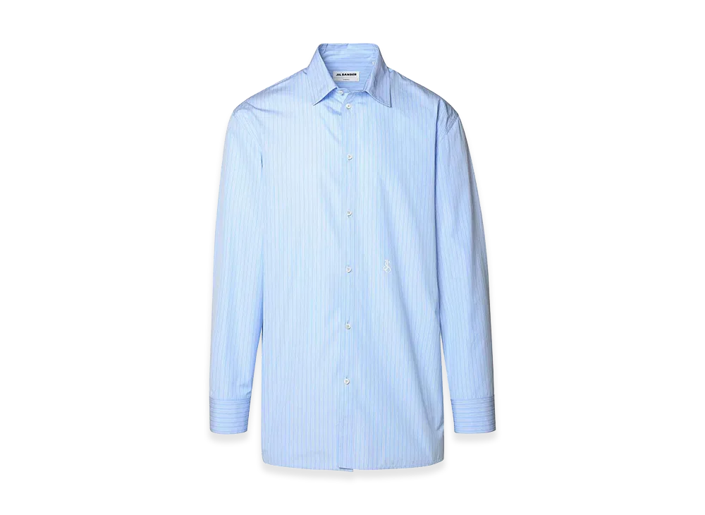 Jil Sander Cotton Shirt "Light Blue"