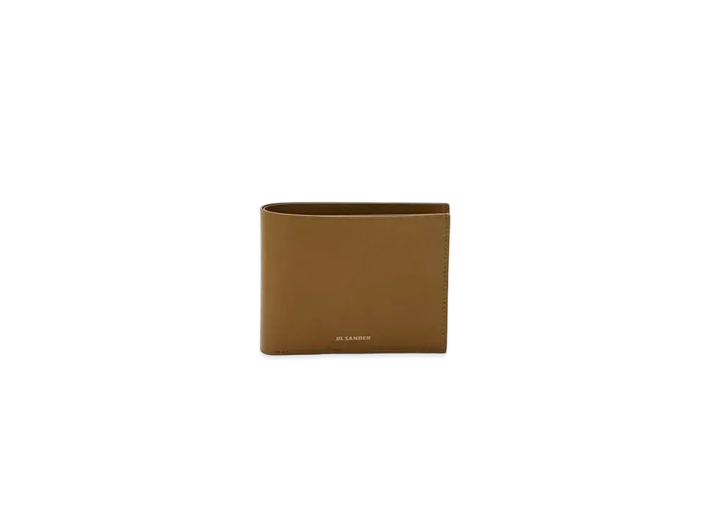 Jil Sander Wallet Leather Pocket With Embossed Logo "Honey Blond"