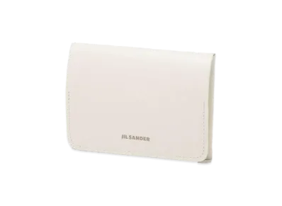 Jil Sander Folded Card Holder "Eggshell"