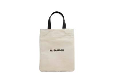 Jil Sander Sand Canvas Shopping Bag "White"