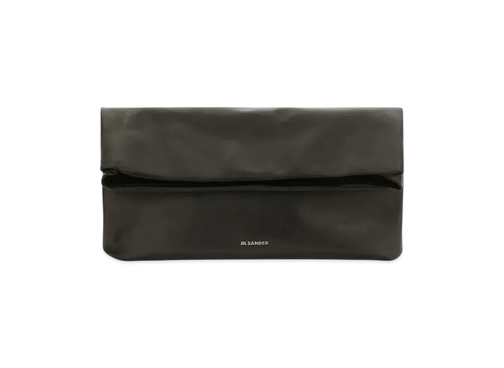 Jil Sander Rollup Clutch "Black"