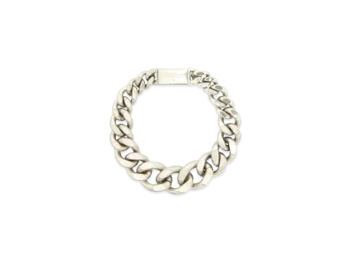 Jil Sander Bracelet Handcrafted Brass With Chain Design "Silver"