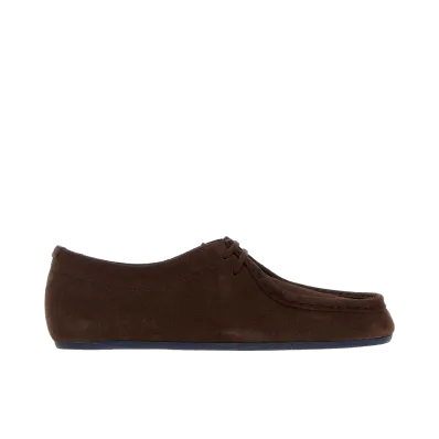 Jil Sander Suede Lace-Up Shoes "Dark Brown"
