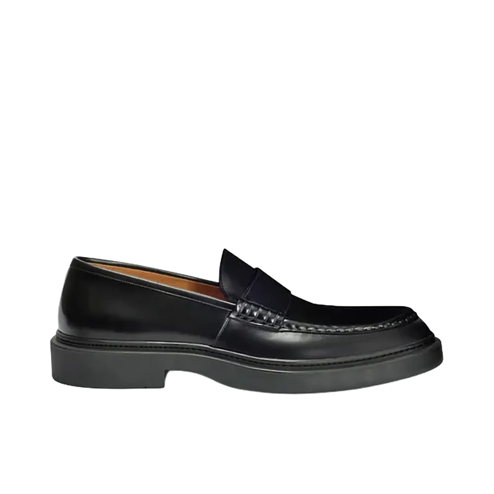 Jil Sander Leather Loafers "Black"