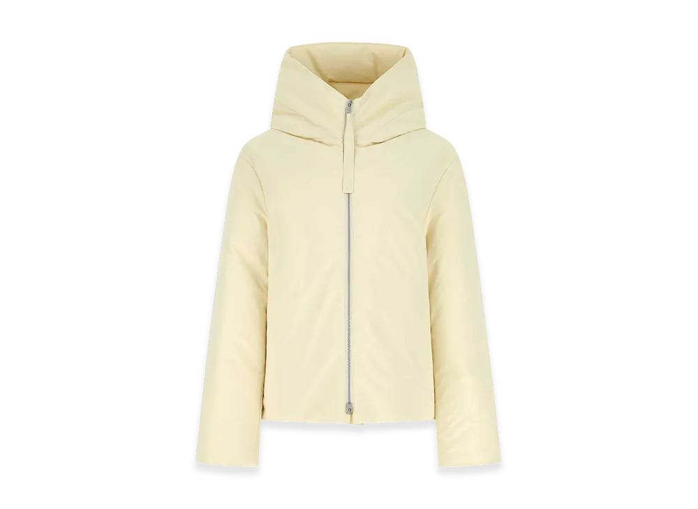 Jil Sander Women's Polyester Oversize Down Jacket "Cream/Yellow"