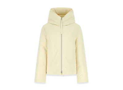 Jil Sander Women's Polyester Oversize Down Jacket "Cream/Yellow"