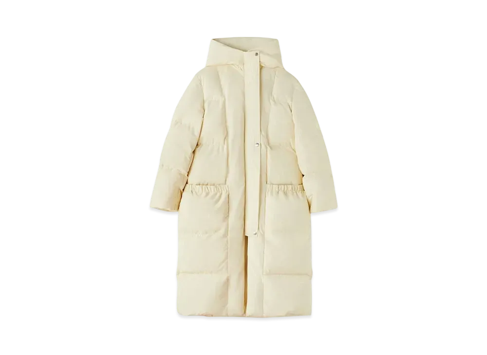 Jil Sander Women's Quilted Down Coat "Dune"
