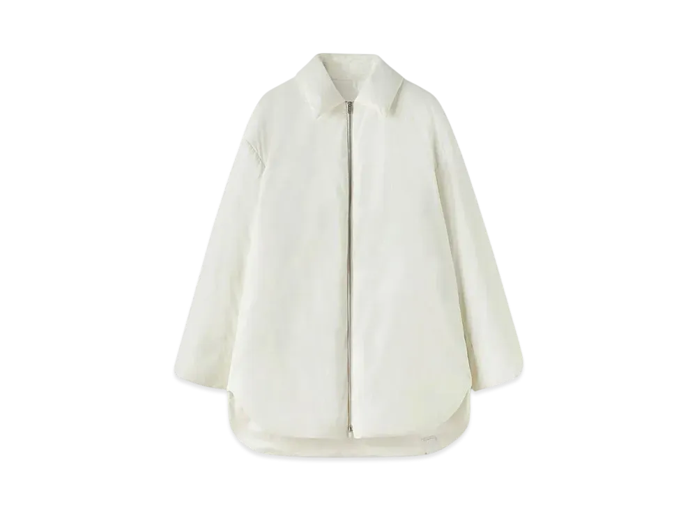 Jil Sander Women's Down Overshirt "Porcelain"