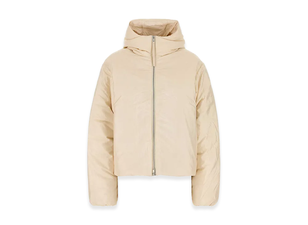 Jil Sander Women's Cream Nylon Blend Down Jacket "Yellow"
