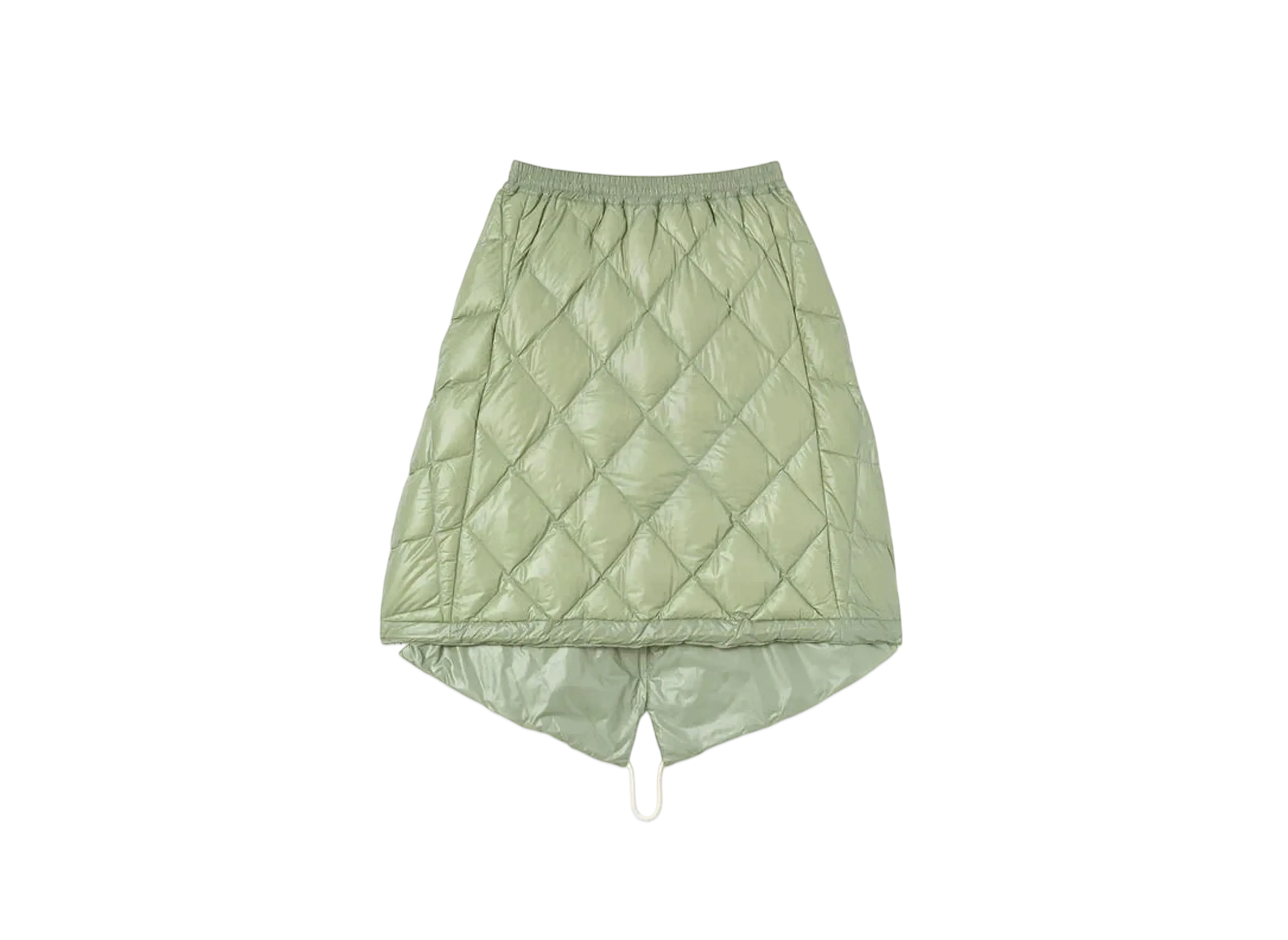 Jil Sander Women's Quilted Down Skirt "Pastel Green"