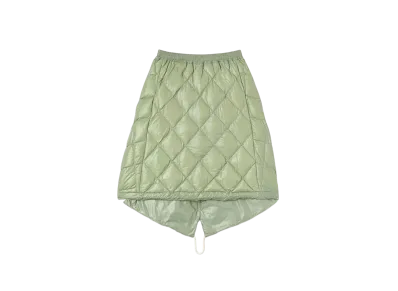 Jil Sander Women's Quilted Down Skirt "Pastel Green"