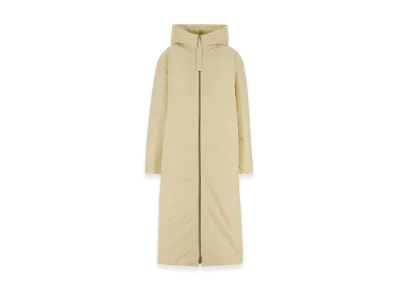 Jil Sander Women's Cream Polyester Down Coat "Yellow"