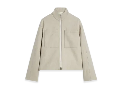Jil Sander Felt Wool Padded Blouson "Ginger"