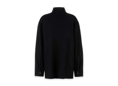 Jil Sander Women's Wool Blend Blouse "Black"