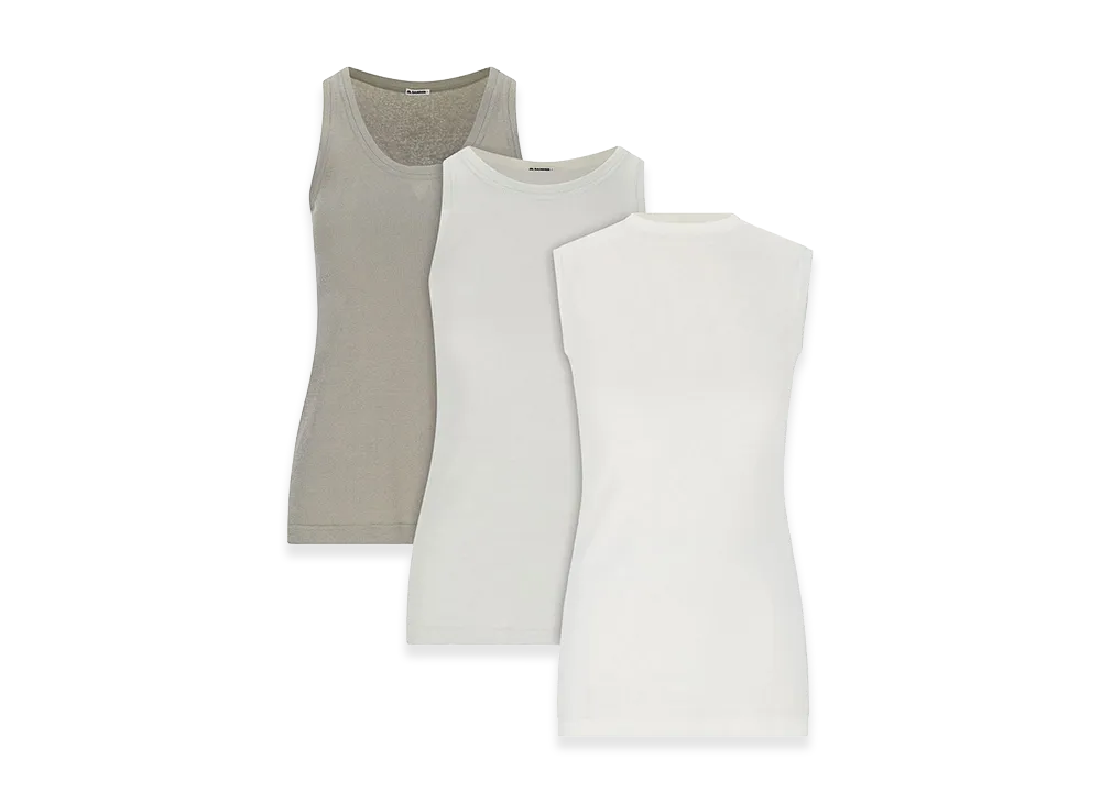 Jil Sander Women's Kit Tank Top Set "Multicolor"