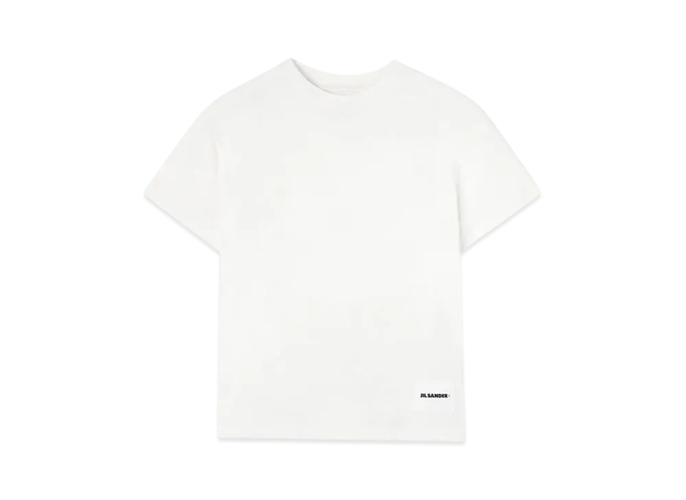 Jil Sander Women's 3-Pack Short-Sleeved T-Shirt Set "Optic White"
