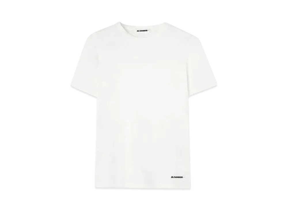 Jil Sander Women's Crew-Neck T-Shirt "Optic White"