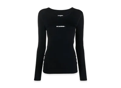 Jil Sander Women's Long Sleeve Tee "Black"