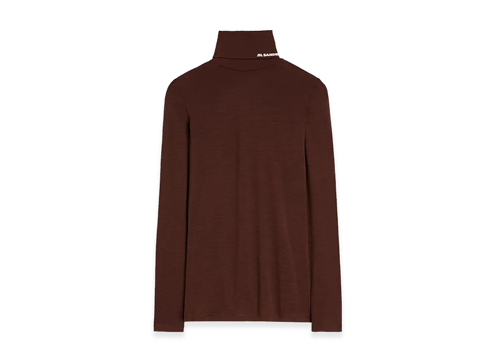 Jil Sander Women's Long Sleeve Tee "Bordeaux"