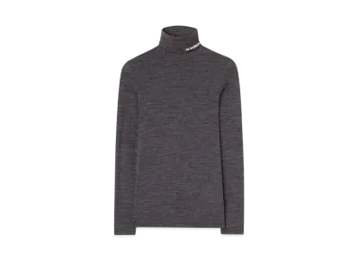 Jil Sander Women's High-Neck T-Shirt "Celadon Green"